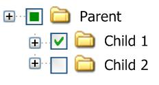 Configuring Archive Activities for Microsoft SharePoint Understanding selection indicators On the Select Data Sources page, data sources are displayed in a hierarchical tree to show parent-child