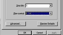 When you see the blinking cursor on the next screen, press any key for the default settings of