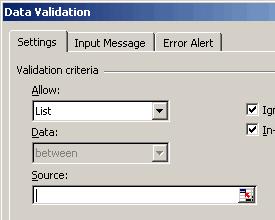 2. Click the Data menu and select Validation 3.