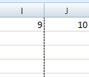 When entering data into a cell, the info will show in the cell and in the formula bar, the white field at the top of the worksheet.
