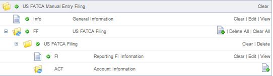 Draft Filings Account Information Account Information is a requirement for each account to be