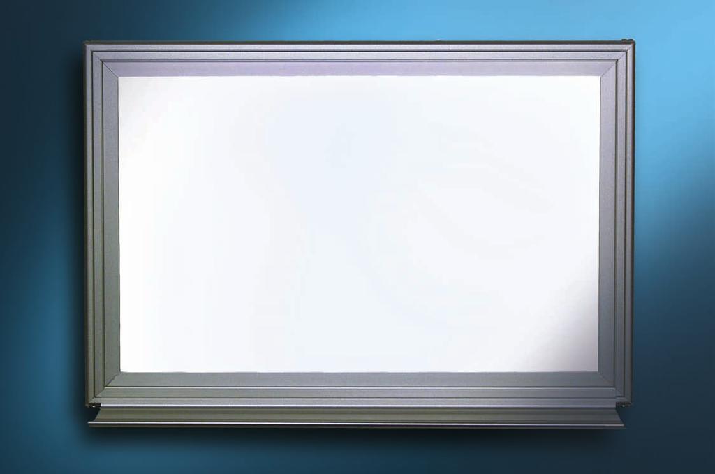Whiteboards Our range of Whiteboards come in three different surfaces: Acrylic (10 year guarantee), Vitreous (25 year guarantee), Nite Writer (25 year guarantee) Key :: Aluminium framed :: Wall