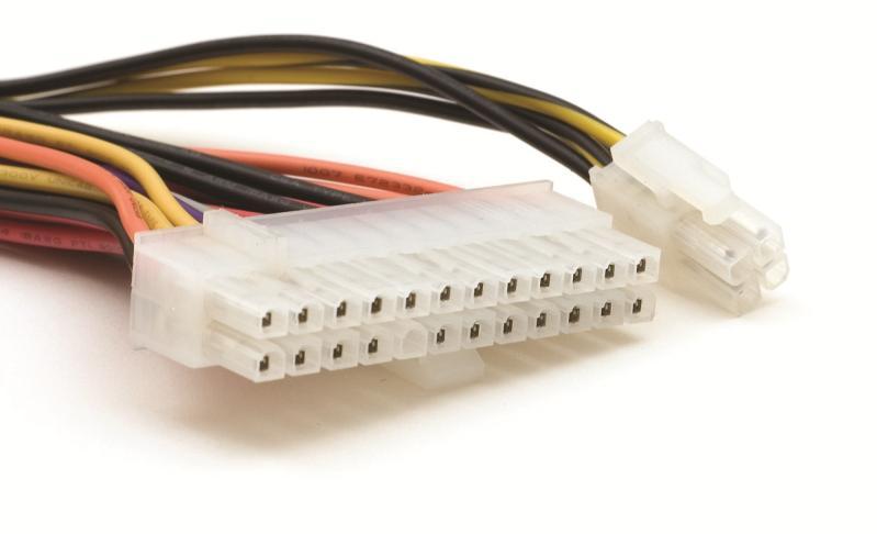 Power Connectors Motherboard 20- or 24-pin P1 (ATX) 4-pin (P4), 6-pin,