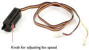 Reducing Fan Noise Some fans can be adjusted Manually adjustable with knob Software adjustable by sensing heat Larger