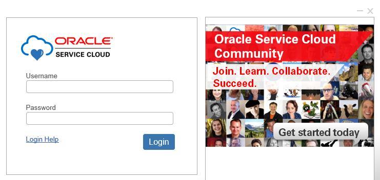 Oracle Service Cloud User Activities Logging Into Oracle Service Cloud 1.