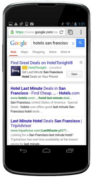 Search Ads - Search ads respond to a specific query - Users are actively search for something