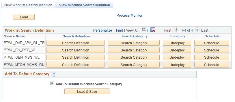 Configuring Worklist Search Chapter 16 Your selection depends on the languages enabled for your database and the languages through which you anticipate end users using to perform searches.