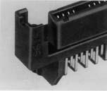 CHAMP.050 Series I Blindmate, Single Connector Attachment (SCA-2) for Fibre Channel (Continued) 20-Position Right Angle Receptacle Assembly, Board-to-Board Part Number 787653-1 (2.