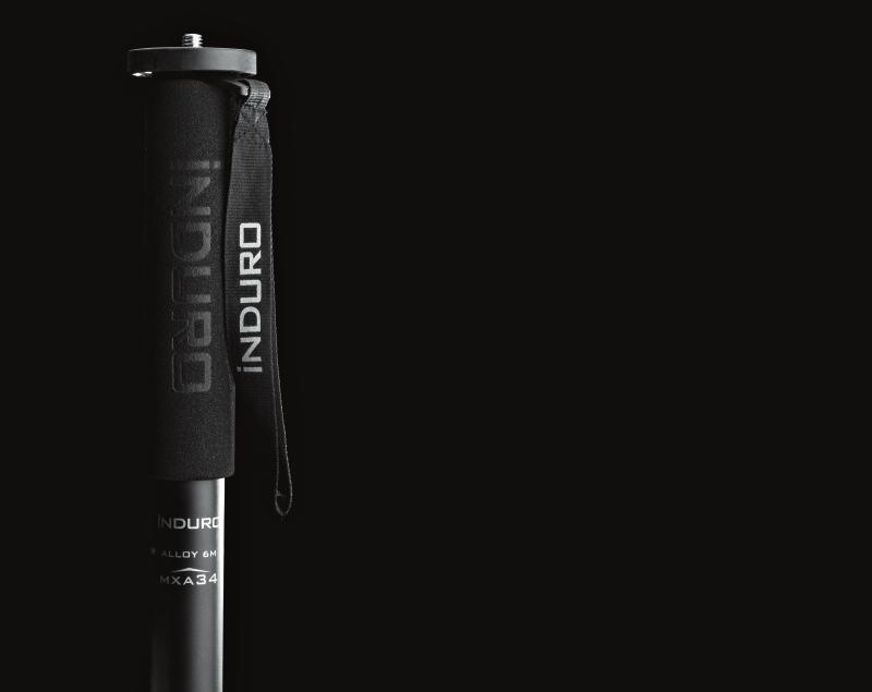 14 MONOPODS ALLOY 6M MA-Series monopods INDURO ALLOY 6M MA-Series monopods are made from high quality aluminum alloy and are precisely machined to offer the quality and strength demanded by