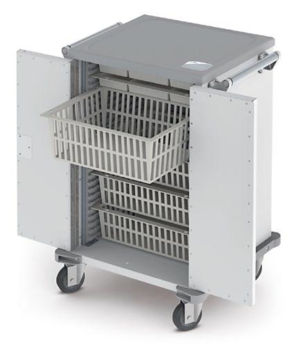 Capsa Solutions ISO Tray Transfer Cart Small Tray 60cm x 40cm x 5cm Medium Tray 60cm x 40mm x