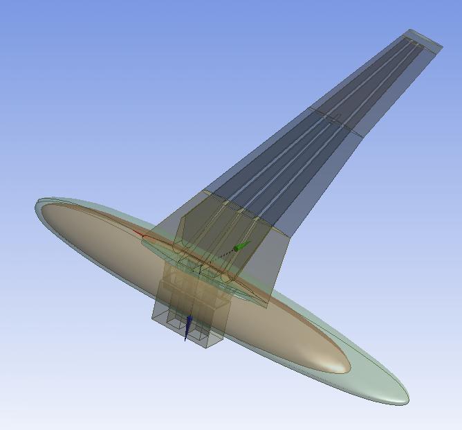 FSI Examples Static Aeroelastic Wing/Body Configuration 3D-simulation of HIRENASD wing