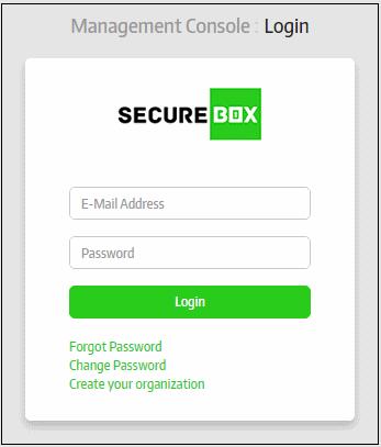 Enter your email address and password in the respective fields and click the 'Login' button After successful verification, the next screen displayed depends on the CMC version: On-Premises version -