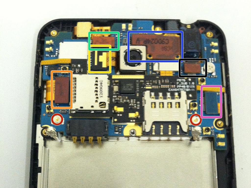 LG Escape (p870) LCD Screen Replacement Step 7 Wifi and