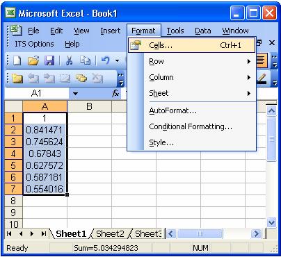 Formatting Cells: Step 1: Select the cells you want to format.