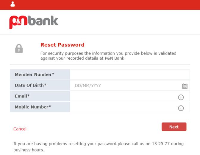 Introduction Resetting your Internet banking password If you forget your password we can now supply you with a new one online.