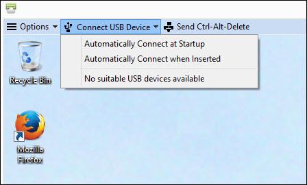 USING VMWARE HORIZON Using Your USB Drive with VMware Horizon Software Complete the following steps to connect a USB device to your virtual desktop. 1.