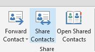 Select Share Contacts