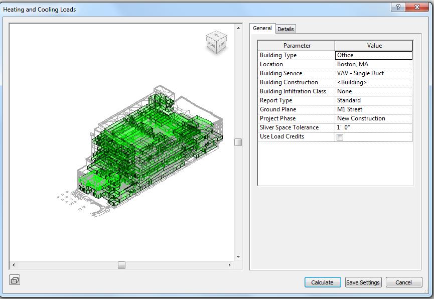 Once spaces and zones have been placed the Revit file can be exported via GBXML to a variety of analysis software packages for HVAC or lighting design.