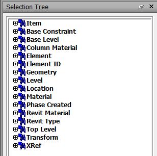 (Figure 3) Figure 3 o All In addition to the parameters exported using Elements the All option includes additional object information such as Base Level, Base Offset, Phase Information and more.