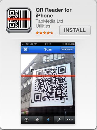 QR Codes Install QR Reader App To download