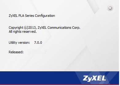 Chapter 4 The Configuration Utility 4.6 About Screen Use the About screen to view information regarding the configuration utility version of the PLA you are connected to.