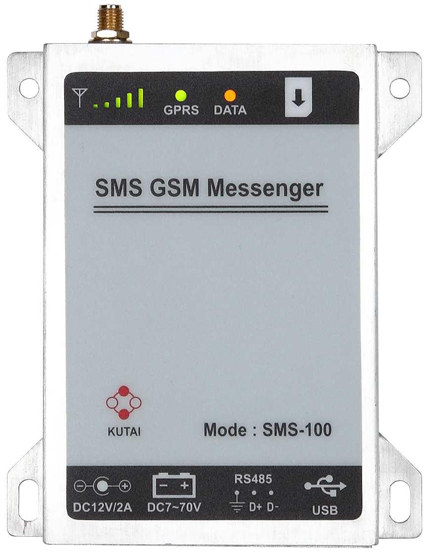 SMS-100 SMS GSM Messenger System For Windows XP and Windows 7 Headquarters : No.3, Lane 201, Chien Fu St.