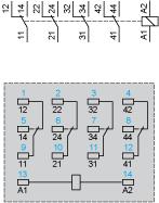 Connections and Schema Miniature Relay Wiring