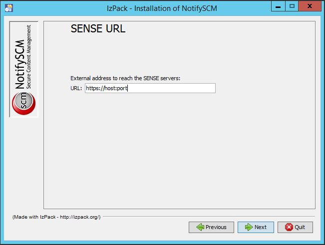 Step 5: NotifySCM URL This URL allows you to select the external address (or IP) that will