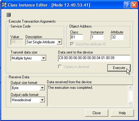 RSNetworx Class Instance Editor can then be