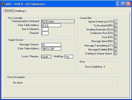 PLC-5 Typed Write - Set Transmit Produced Sequence Number Message 4.4.8.11.