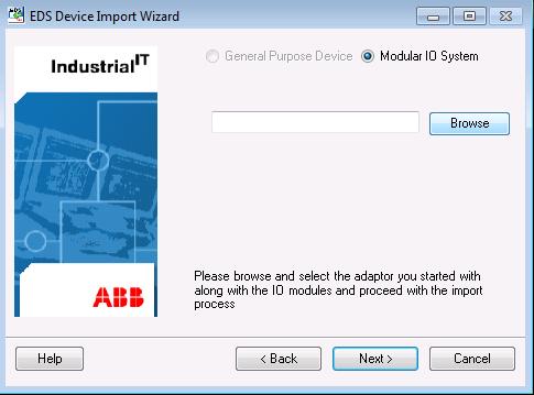 Section 3 Device Import Wizard Converting an EDS File to a Hardware Unit Type b. Modular I/O System.