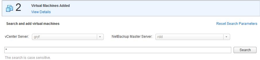 Restoring virtual machines NetBackup Instant Recovery Wizard screens 76 Table 4-11 Fields in the Virtual Machine Selection screen Operations Select the vcenter Server Description Use the drop-down