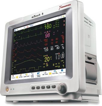 Patient Monitoring M Touch Series mtouch8 ICU PATIENT MONITOR The mtouch8 is an advanced Patient Monitor with powerful networking capabilities. The features of the mtouch8 Patient Monitor include: 12.