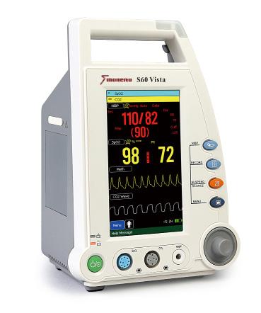Patient Monitoring S-Series S60 VISTA VITAL SIGNS PATIENT MONITOR The S60 Vista Vital Signs Patient Monitor is a standard patient monitor for monitoring general vital signs.