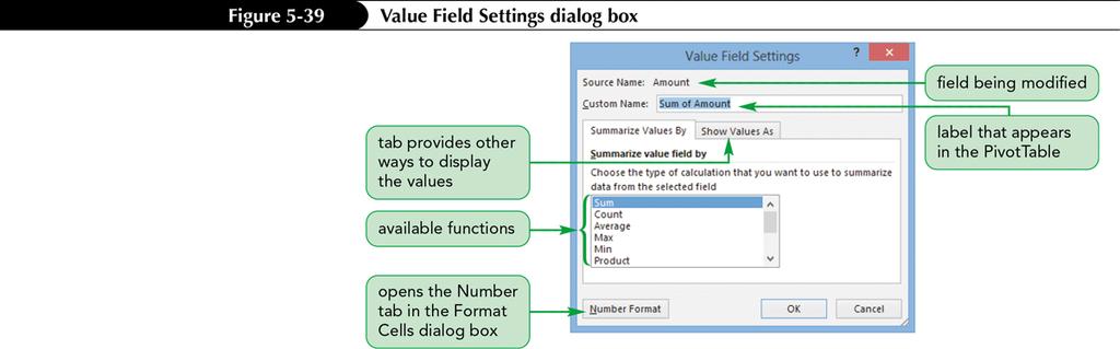 Creating a PivotTable Formatting a PivotTable Quickly format a PivotTable report using one of the