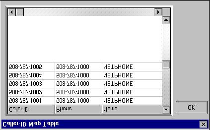 Customizing PhoneMaster 7.10 Caller ID mapping Caller ID mapping makes an automatic substitution when PhoneMaster sees the specified number through Caller ID.