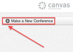 Host a Real-Time Conference I In Conferences, instructors can host a remote office hours.