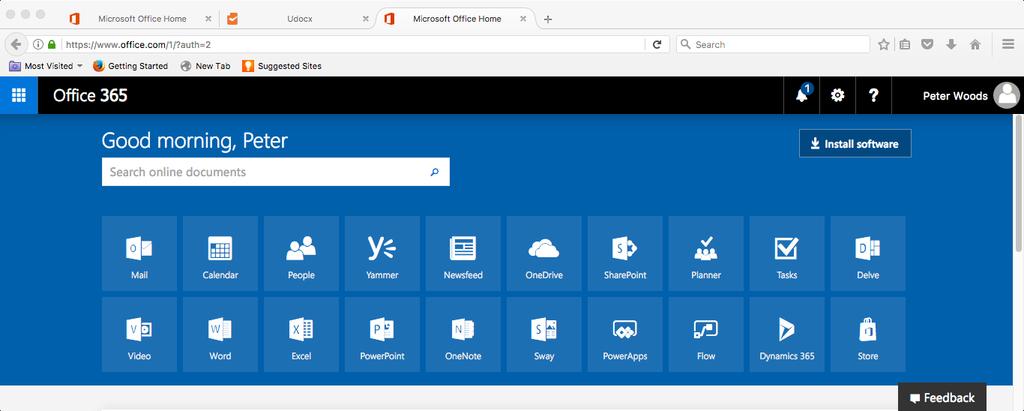 Ensure you have a Microsoft Office 365 account Udocx for Office 365 supports scanning to Office 365 Email, OneDrive and