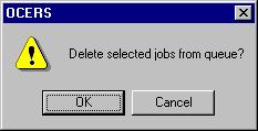 2 Click the Yes button. A job ticket window appears which has the same name as the check plot. 3 Make the necessary modifications.