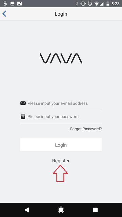 By registering an email address and password through the App, this will allow you to send feedback or ask for help with an issue you are experiencing