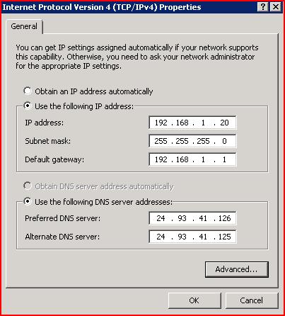 DCN-Router-Configuration-HW.doc 15 CSCI 3342 Static DNS 2: The Server2 s NIC configuration can be seen above. Assumptions: Server3 Shall Be Used As The PraiseHim.
