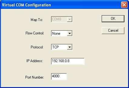 8 Configuring Virtual COM Port The Virtual COM port can be configured in the Device Manager of the operating system or the Manager software.