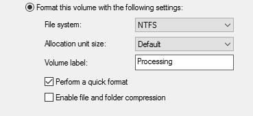 Right-click the drive and Select New Simple Volume C.