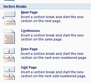 40 Microsoft Office Word 2010 Level 2 Used to help with controlling where your text appears on the page You can use these break to change the orientation of your pages from Portrait to Landscape