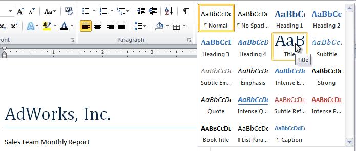 To learn how, review our article on How to Create a Table of Contents in Microsoft Word.