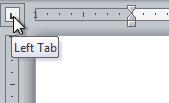 For example, you could left-align the beginning of the line and right-align the end of the line by adding a right tab.