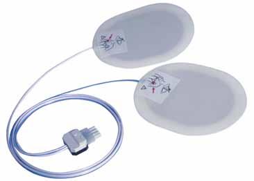 DEFIBRILLATION STIMULATION PADS Besides Euro Defi Pads models, some additional pads have been intended for external cardiac stimulation Connectors Brands (*) Zoll Medical Corp (M series, pacer