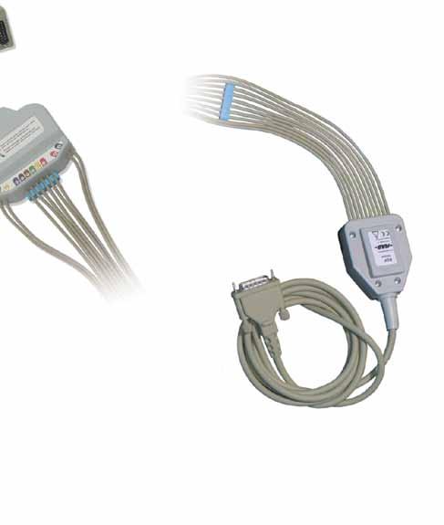 ECG Patient cables with inspectable manifold INSPECTABLE MANIFOLD F5000 SERIES (snap) ECG patient cables