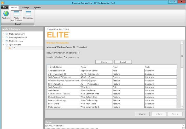 INSTALL THE ELITE INTEGRATION FRAMEWORK 5. Select the Framework folder, then click OK. 6.