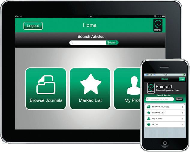 Download the Emerald App Now available from the App Store for iphone and ipad: http://itunes.apple.com/gb/app/emerald/id479491823?